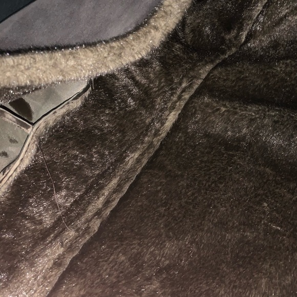 Brown Fur lined winter coat - Picture 3 of 6
